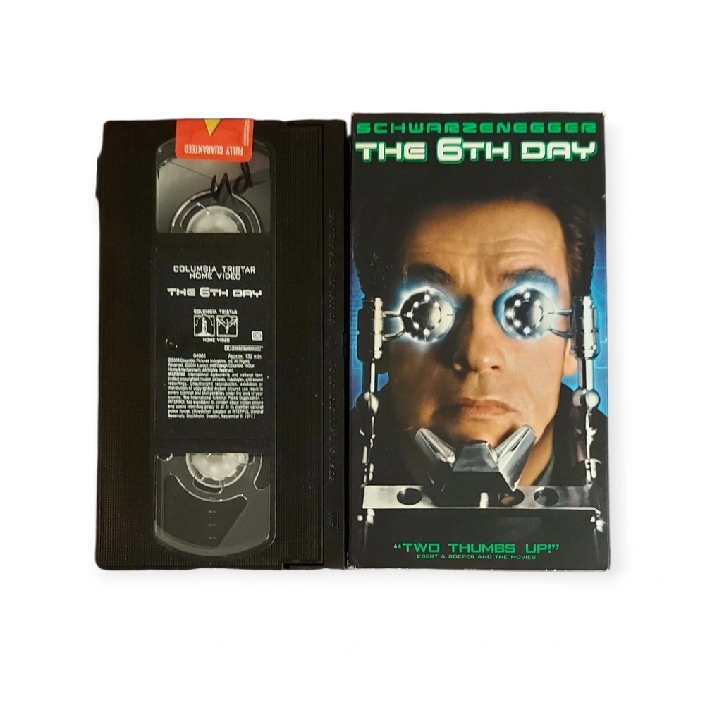 The 6th Day VHS Tape - Black